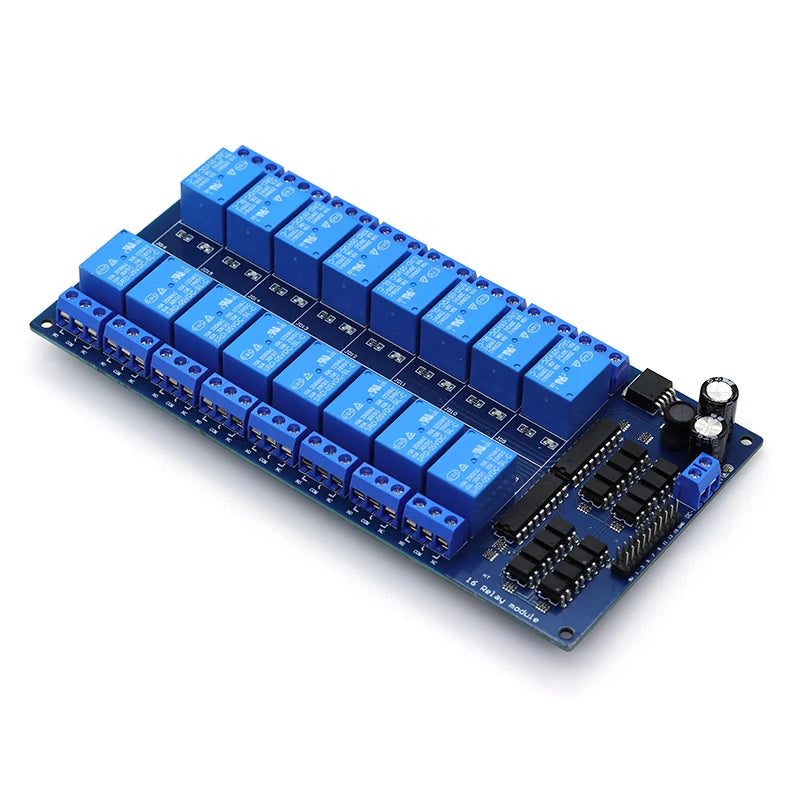 16-Channel Relay Board, DC Voltage and Pack Options