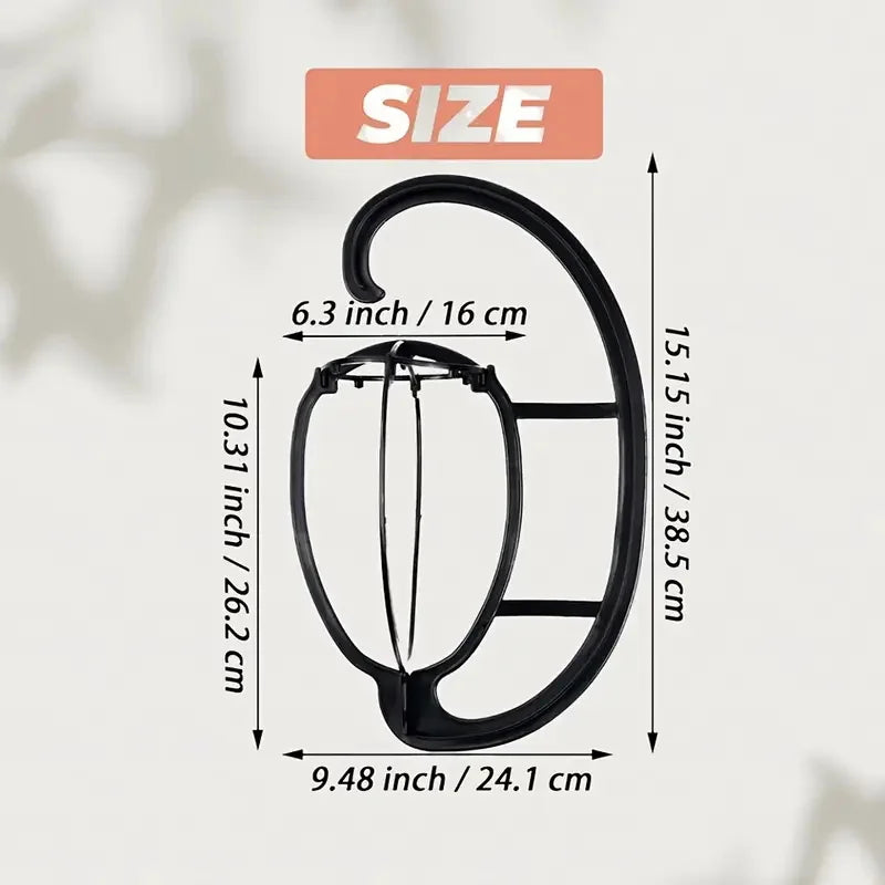 Suporte portátil para perucas, adequado para várias perucas e chapéus, essencial para moldar perucas e usar ferramentas de penteado