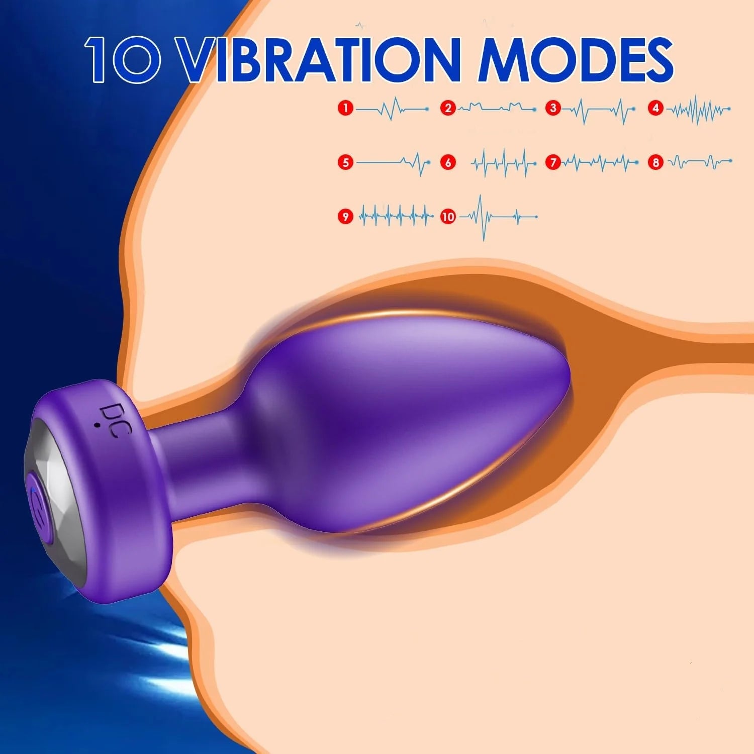 Kablosuz Anal Vibratör Prostat ve G-Noktası Masaj Aleti