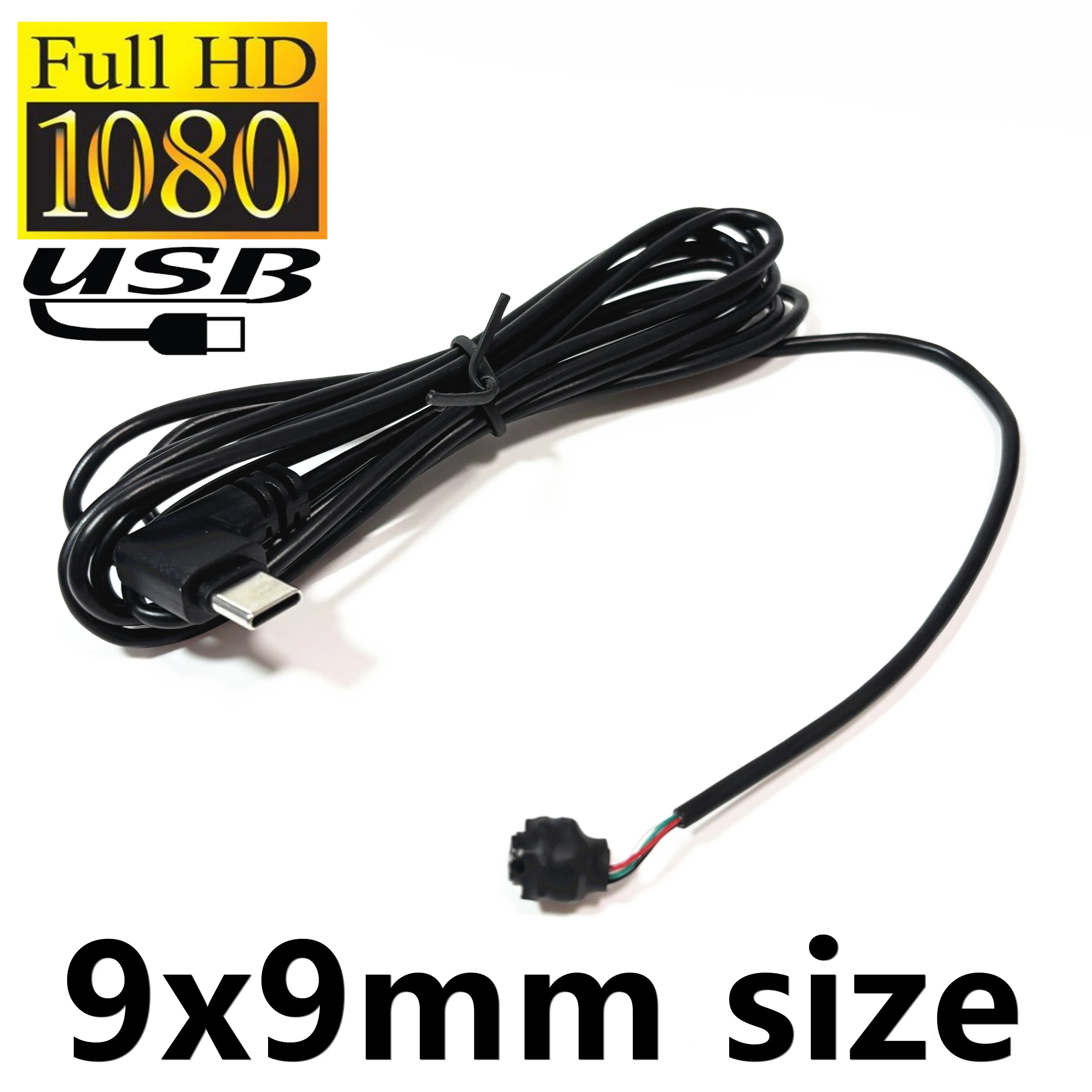 2MP 9mm USB Industrial Mini Camera with Type‑C Connectivity