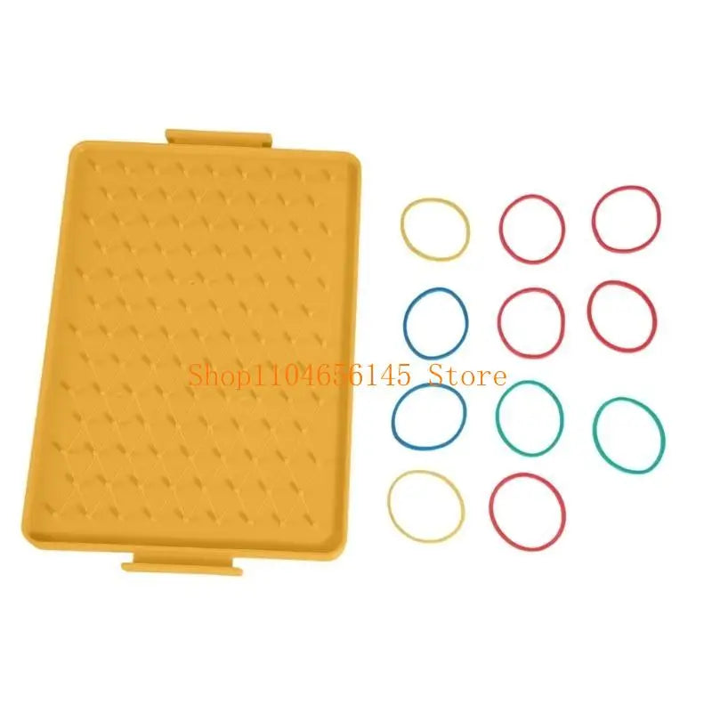 Pravouhlá geometria Pegboard pre matematické aktivity
