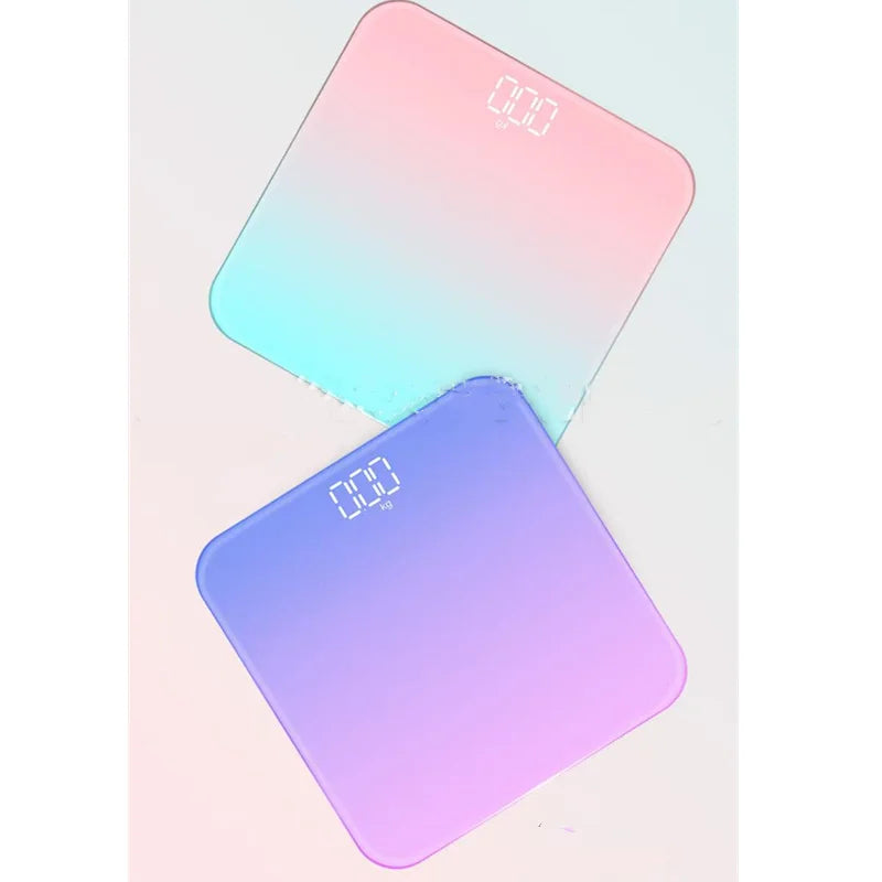 Gradient Color Intelligent LED Digital Glass Weight Scale
