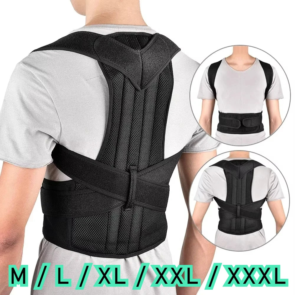 Adjustable Posture Corrector Back Support Brace for Spine Alignment