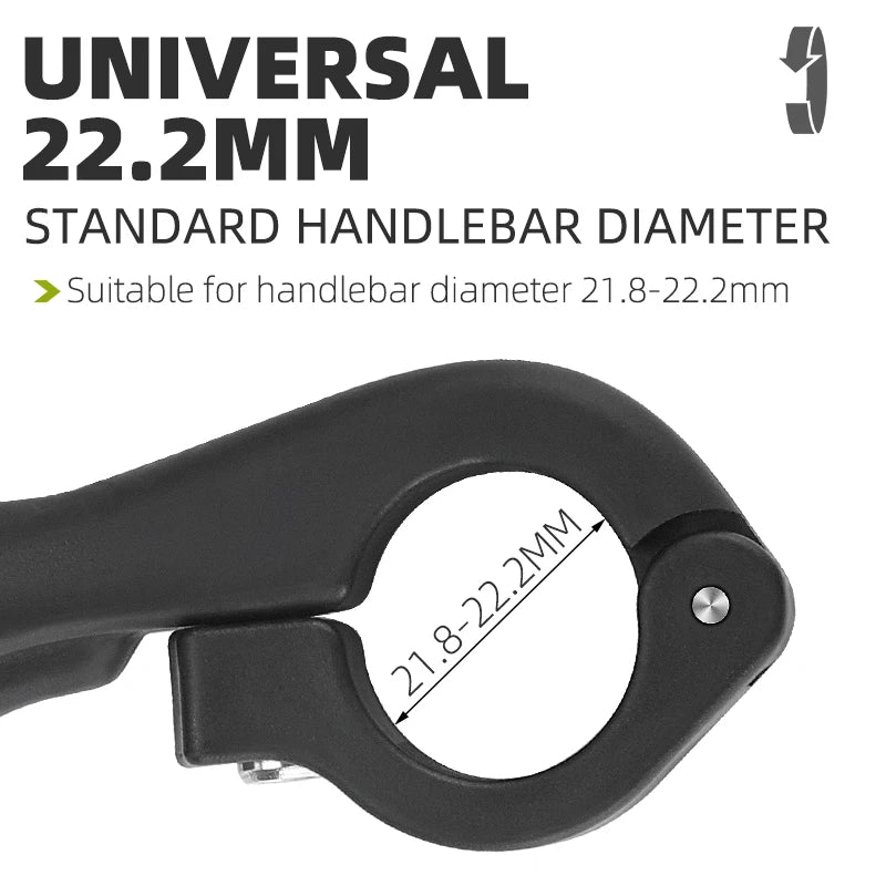 Extender ergonomici per manubrio bicicletta West Biking — coppia
