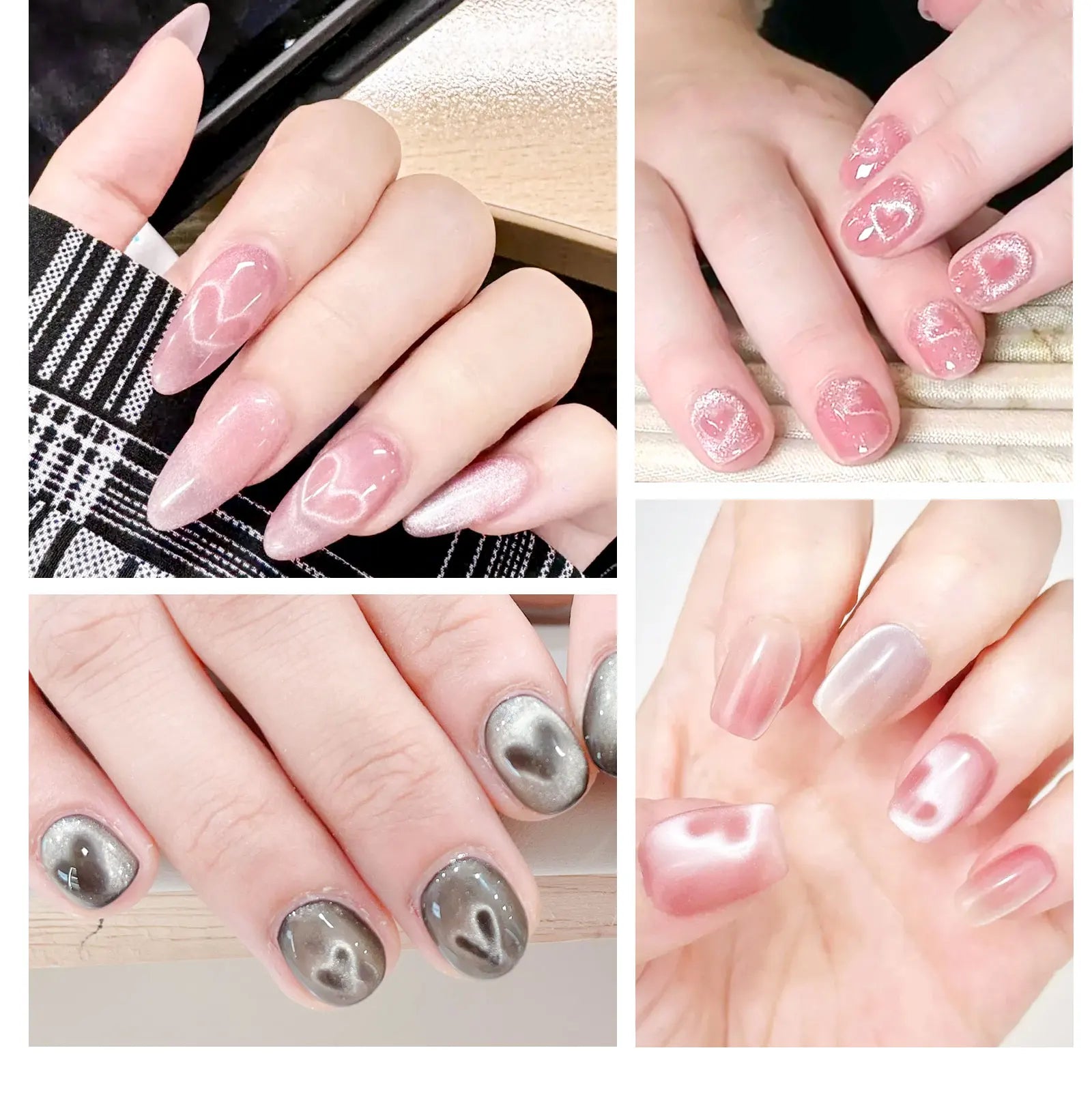 Y-Shaped Cat Eye Nail Polish Magnet Rod Combination Set Nail Art DIY Love Heart Effect Gel Polish Magnet Rod Tool Set