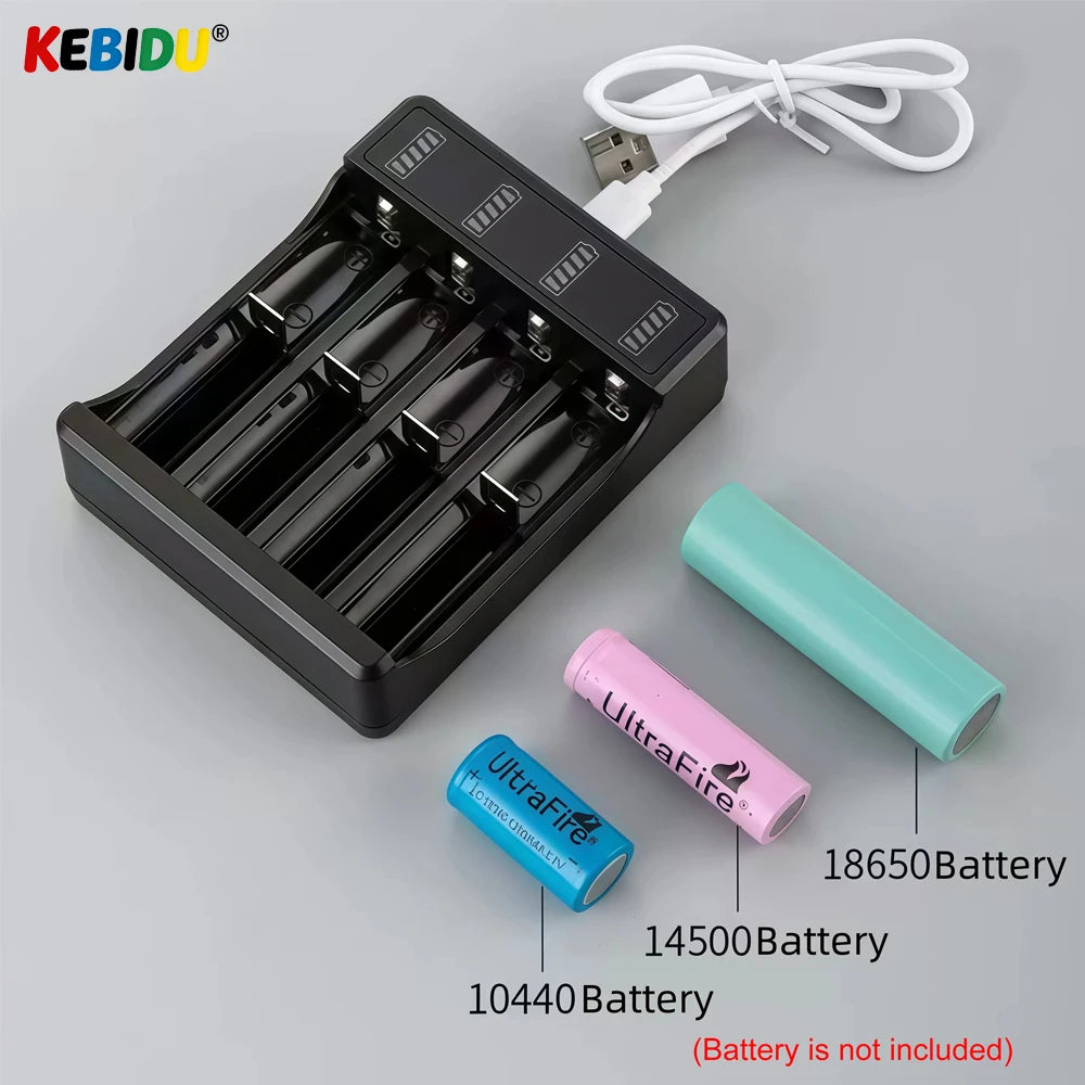 USB Charger for Compatible 3.7V Li-Ion Cells