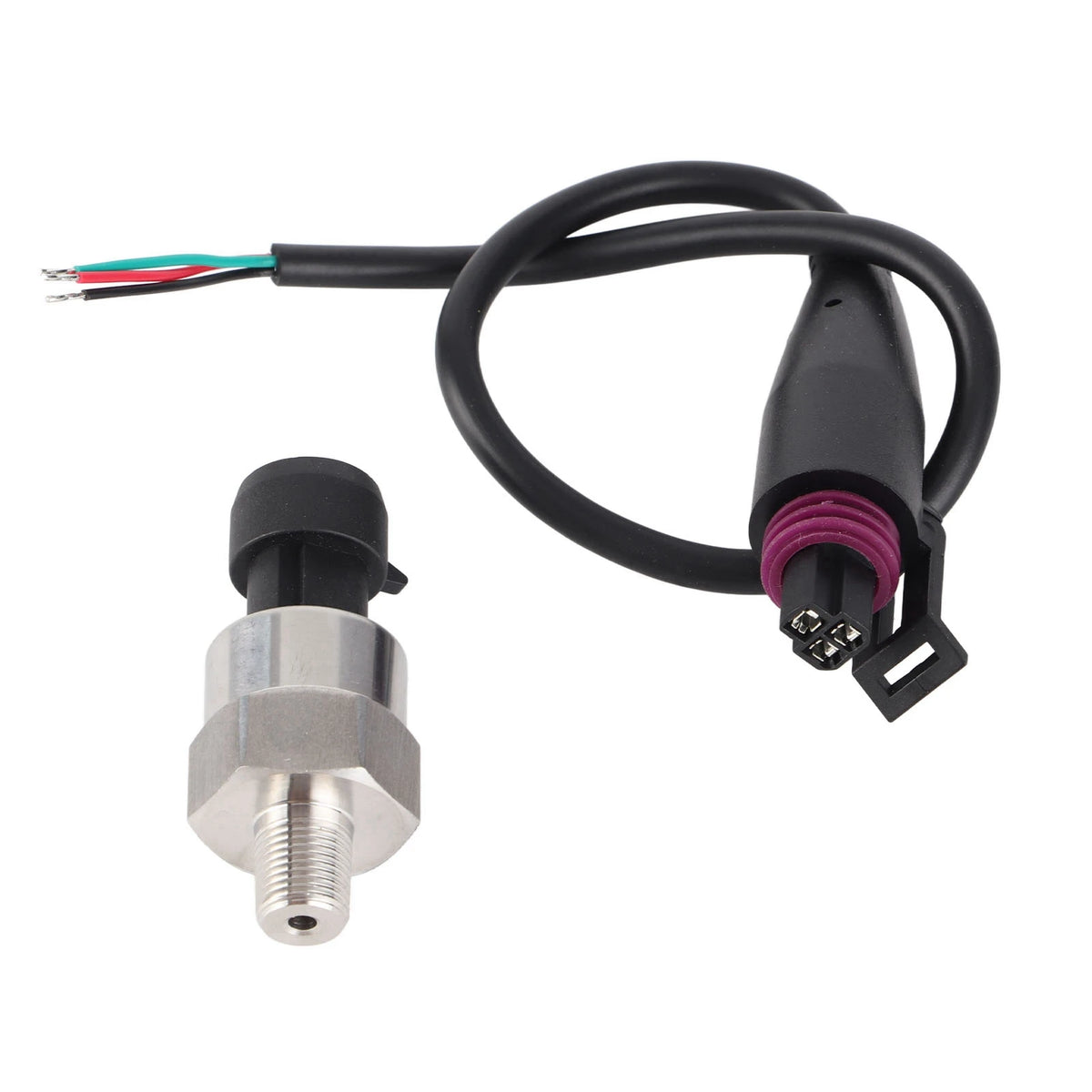 Sensor de Presión Rosca 1/8NPT, Transductor de Presión en Acero inoxidable para Aceite Combustible Aire Agua
