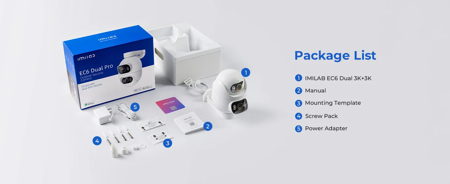 IMILAB EC6 Dual 10MP Outdoor WiFi Security Camera