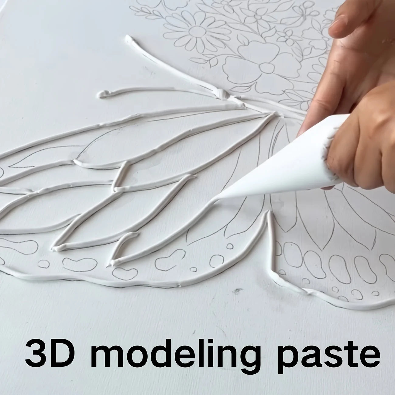 280ml Akrilik Modelleme Macunu Şeffaf Doku Macunu Sanatçılar için