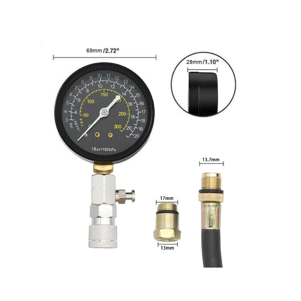 Engine Compression Tester - 0-300psi