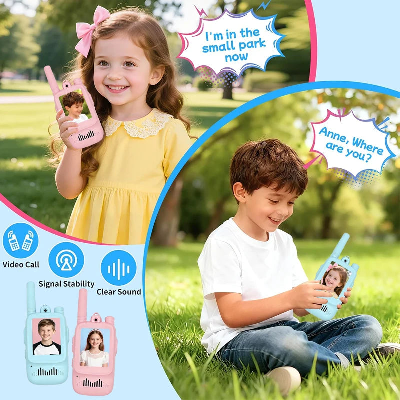 Rechargeable Kids Video Walkie-Talkie Pair
