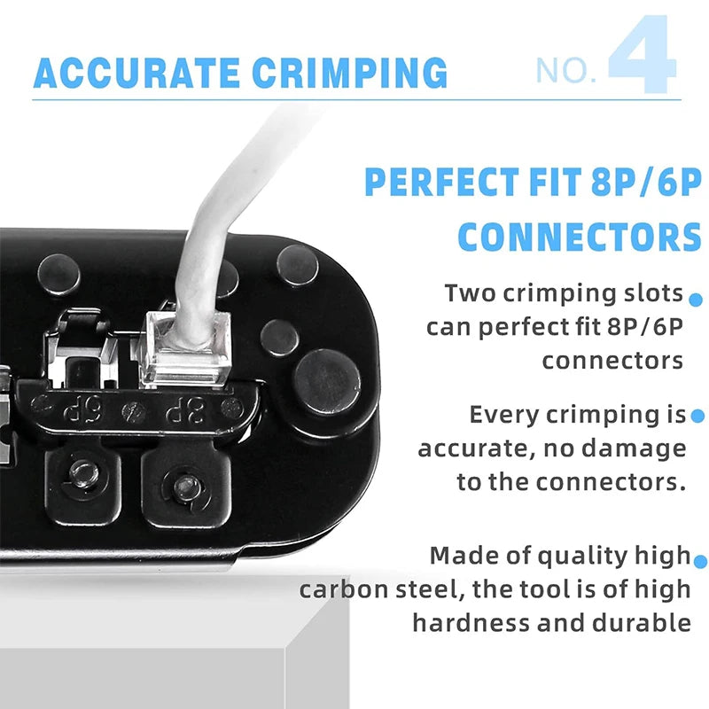 RJ45 Network Cable Crimping Tool - Kit Options