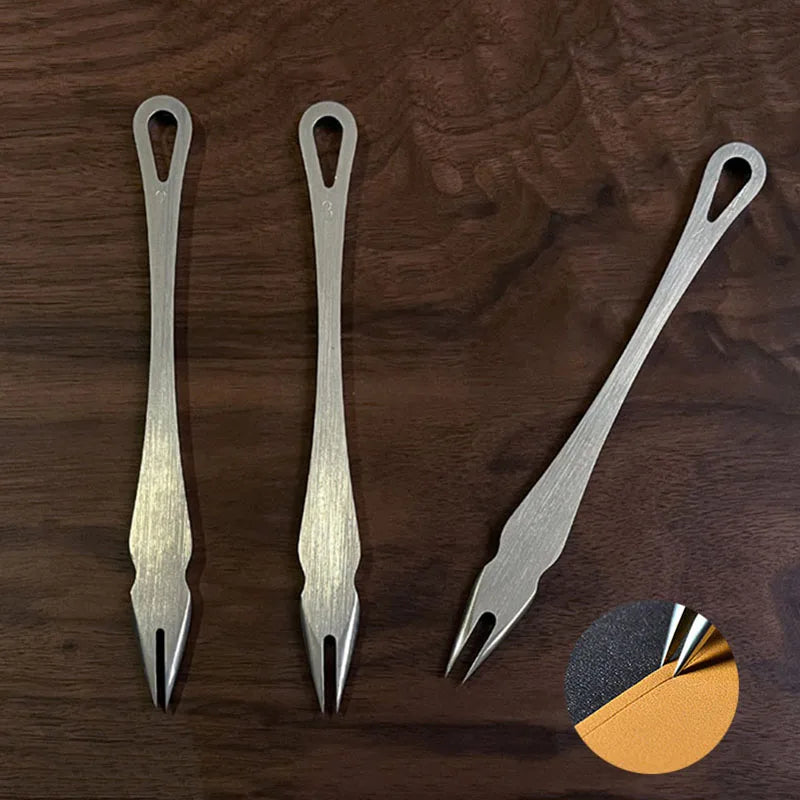 Wooden-Handle Leather Edge Creaser