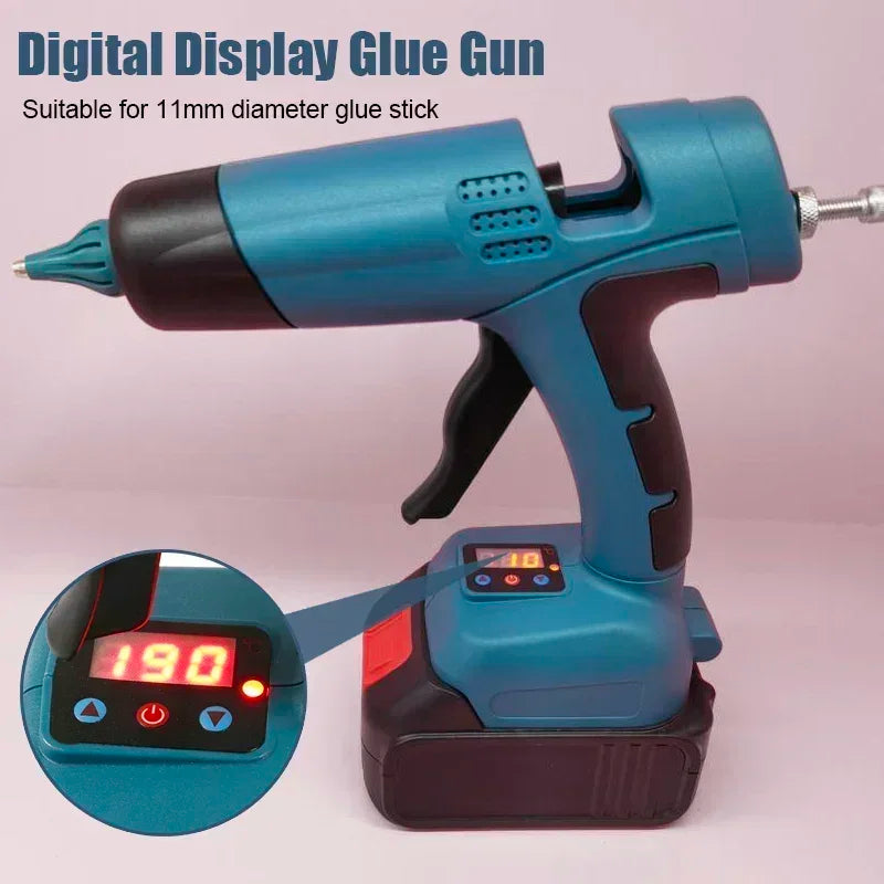 Cordless 11 mm Glue Gun and Stick Options