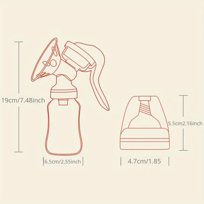 Manual Breast Pump, Single Portable Unit