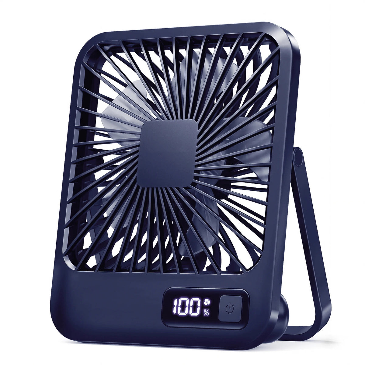 Nabíjateľný skladací stolový ventilátor, päť rýchlostí