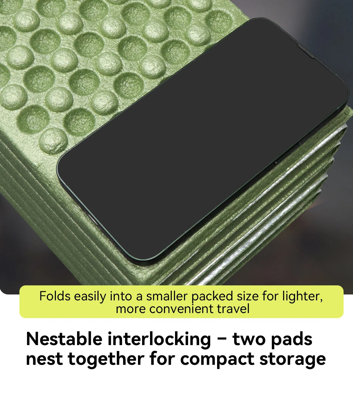 WESTTUNE XPE Egg Crate Sleeping Pad for Camping and Hiking