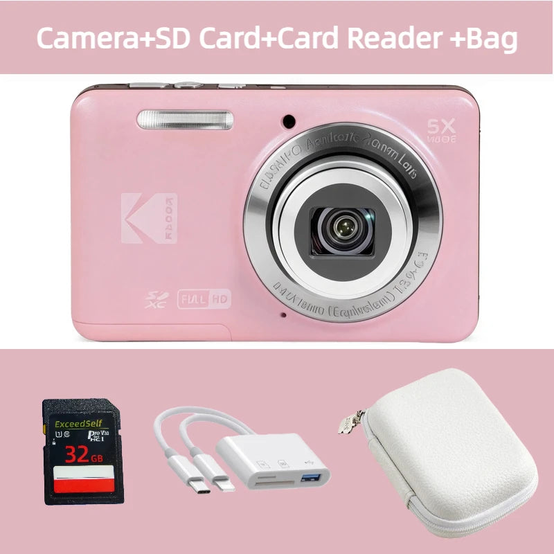 16MP Digital Camera with 5X Optical Zoom and Full HD Video