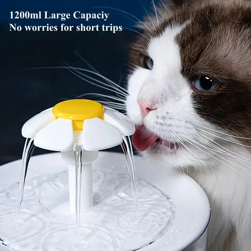 1.2 L USB Pet Water Fountain for Cats & Small Dogs