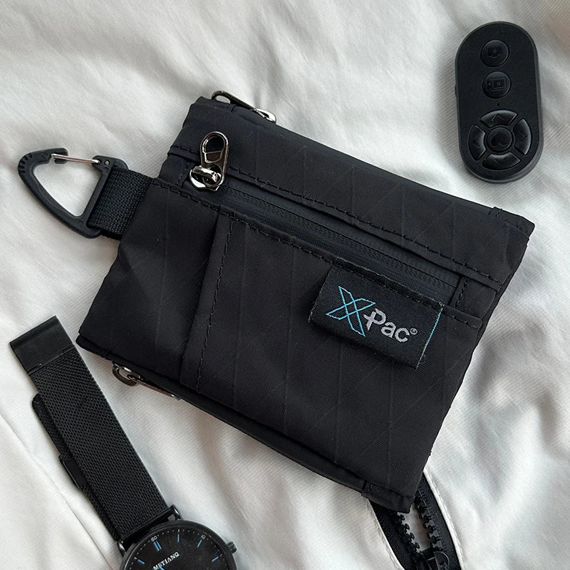 Cartera con bolsillo con cremallera y estuche para llevar a diario