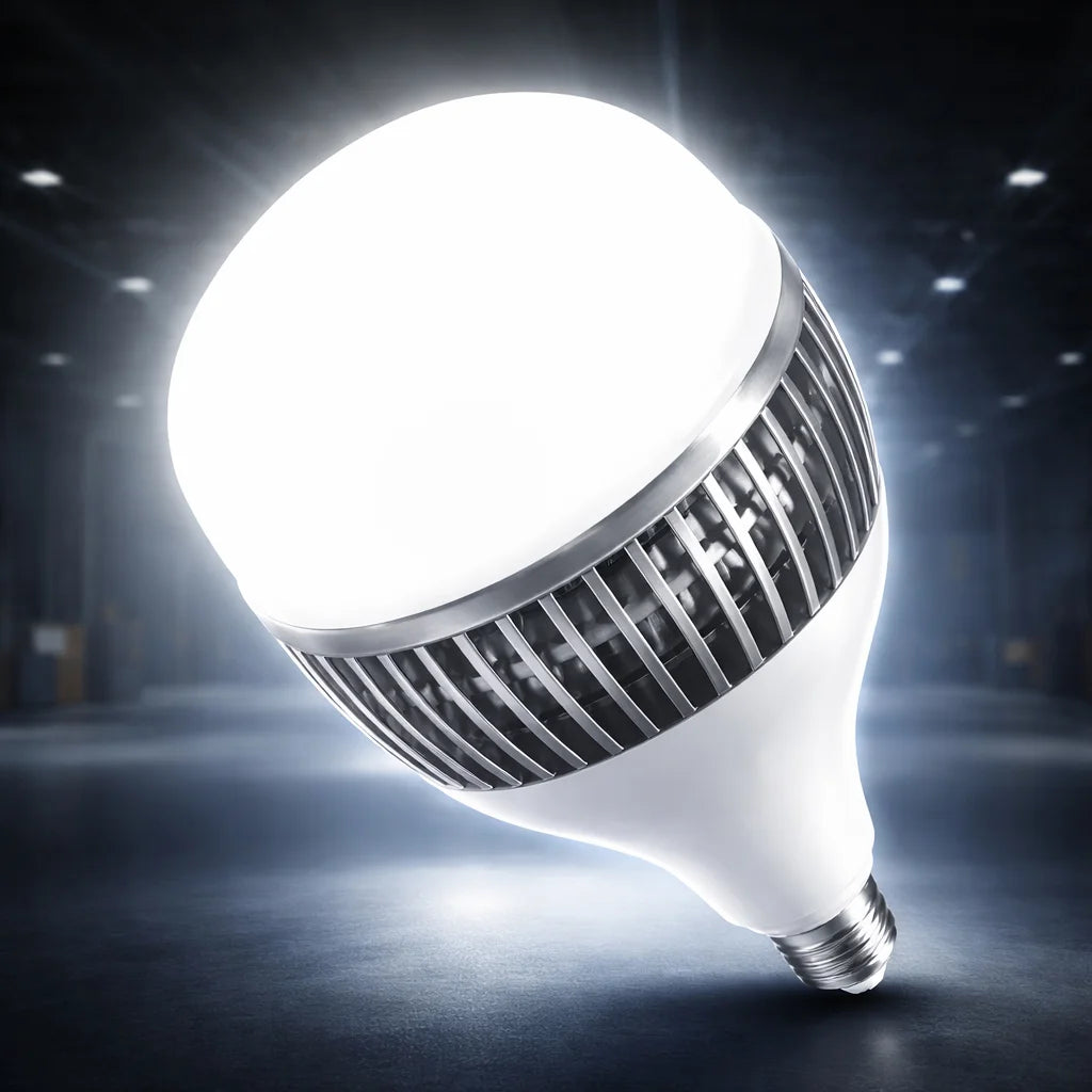 Bec LED E27 cu lumină albă rece și fascicul de 360 de grade
