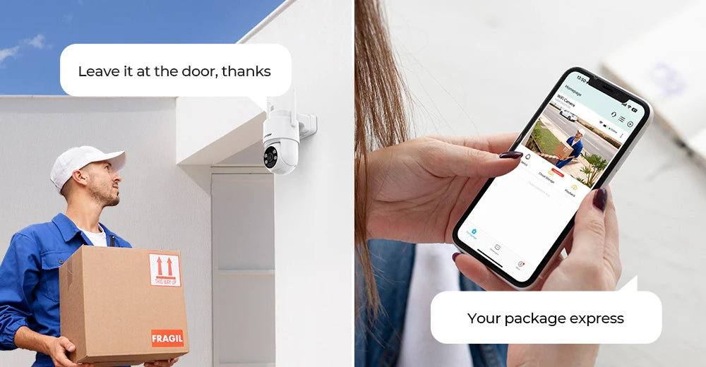 Wireless 3MP Solar Security Camera with PTZ, Color Night Vision