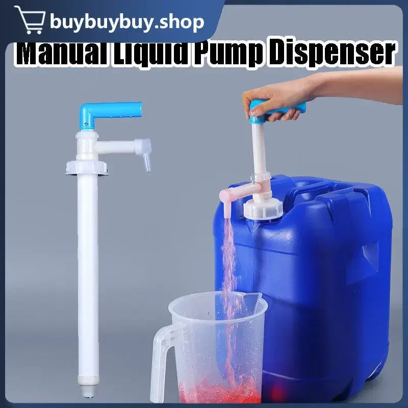 Manual Drum Liquid Transfer Pump, Blue