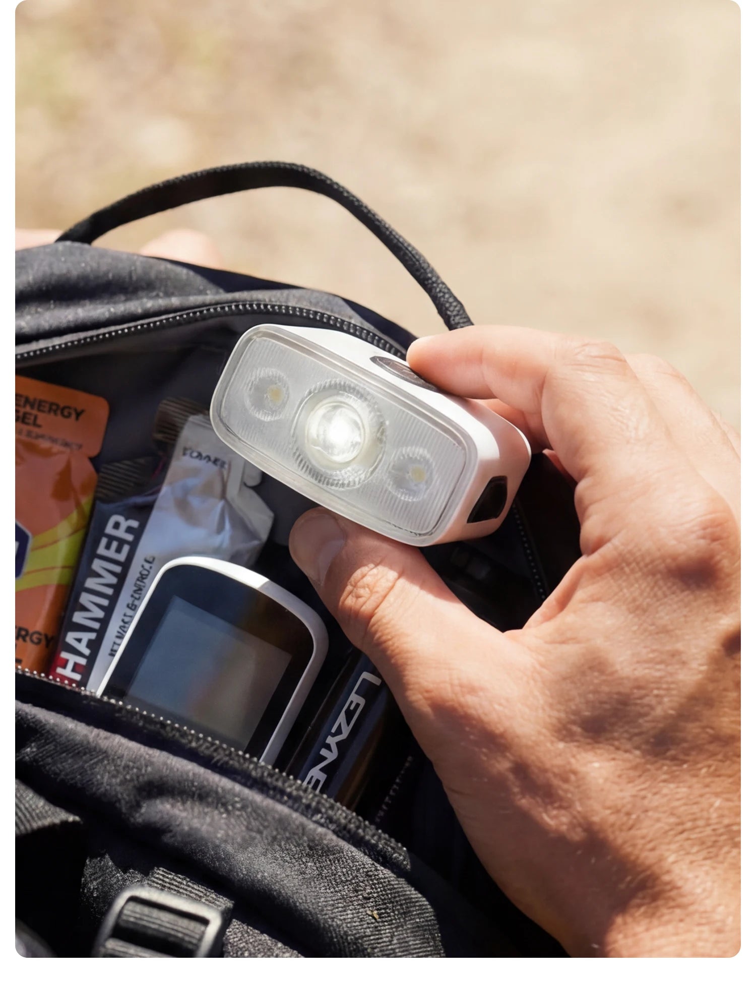 Luz Delantera para Bicicleta de 1200LM Recargable por USB, Impermeable IPX6