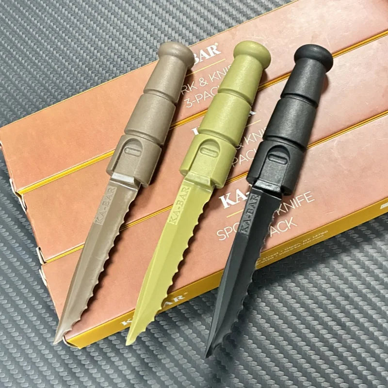 Mini Cutlery Set Foldable Fork Spoon Knife Combo