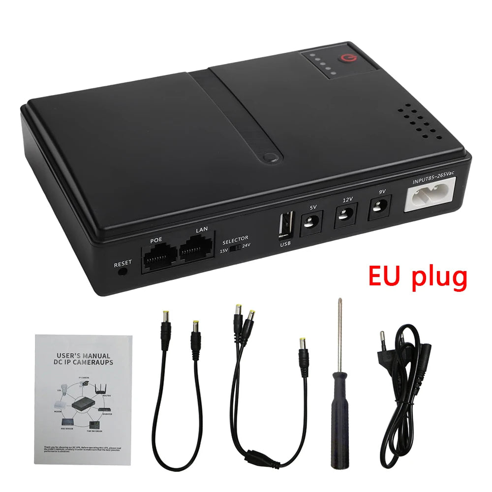 Mini onduleur 18 W pour routeur et dispositifs de sécurité