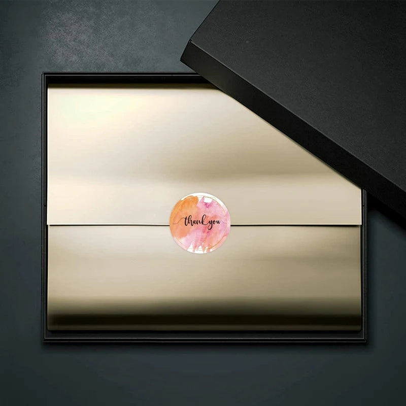 50-500ks 1 palcové modré nálepky Ďakujem na uzatváranie obálok štítky kancelárske potreby ručne vyrobené svadobné darčekové dekoračné nálepky