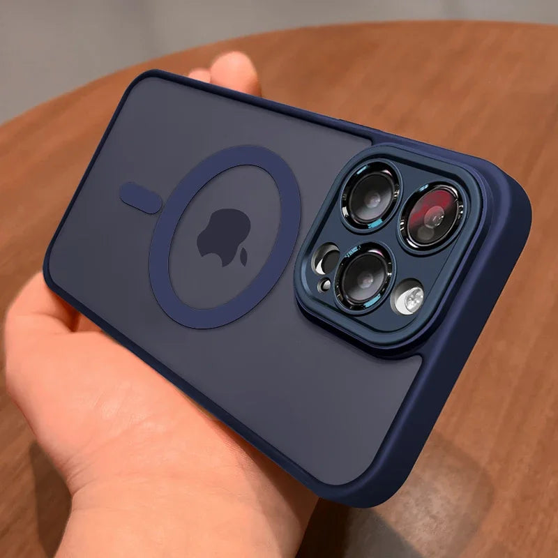 Magnetic Matte Phone Case for Selected iPhone Models