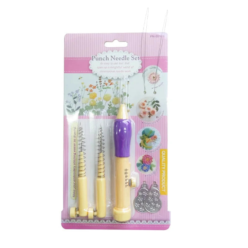 Embroidery Punch Needle Tool Set