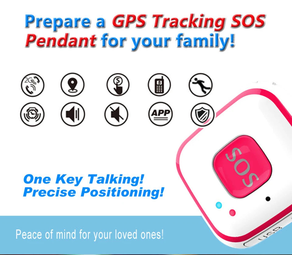Kids Elder Car GPS Tracker Kinderen GPS V28 Locator Pendant Twee-wegs gesprekken Valalarm Gratis APP WIFI GPS LBS-tracking SOS bellen