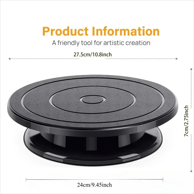 Manual Rotating Craft Display Turntable