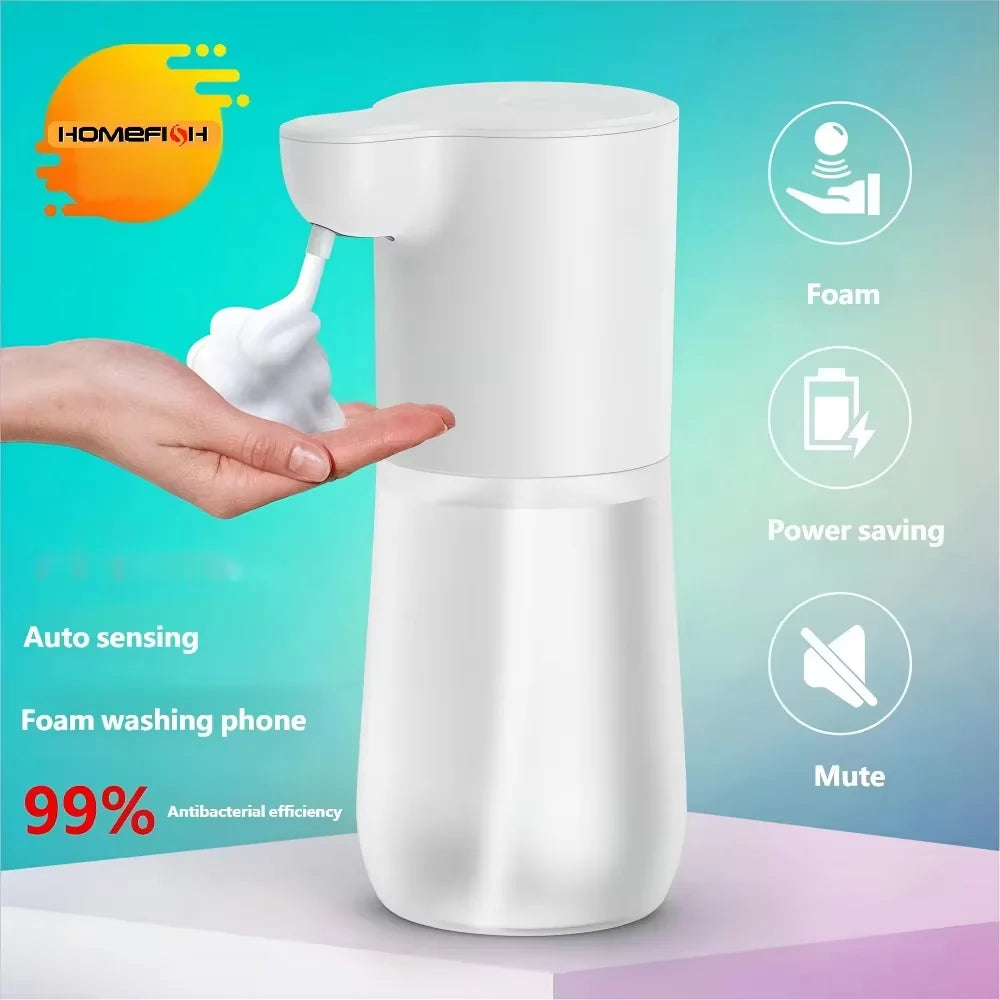 Inteligentný senzorový automatický dávkovač mydla 600 ml USB nabíjateľný bezdotykový pena dávkovač