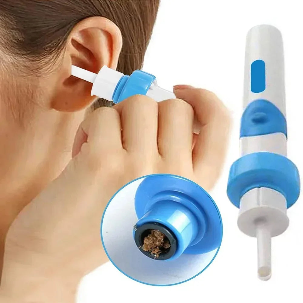 1pcs Portable Automatic Earwax Removal Kit Electric Earwax Vacuum Suction Electric Kit Remover Ear Cleaning Earspoon
