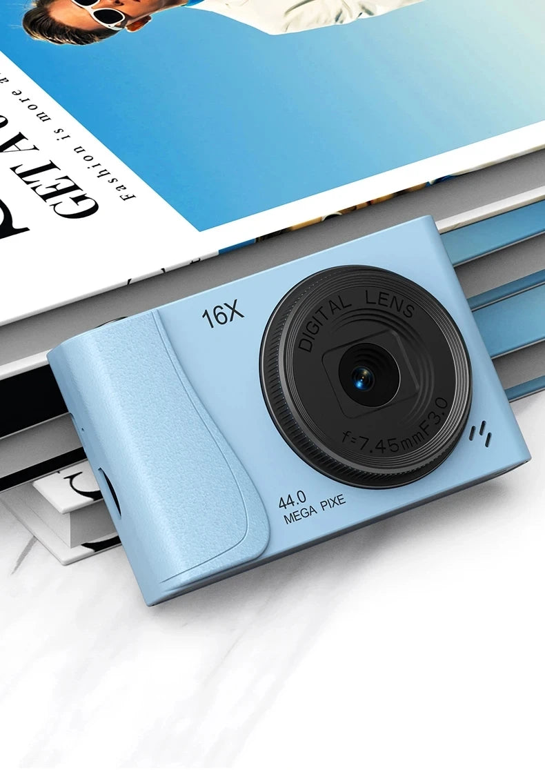 4K Digital Camera 16x Zoom Compact Camcorder