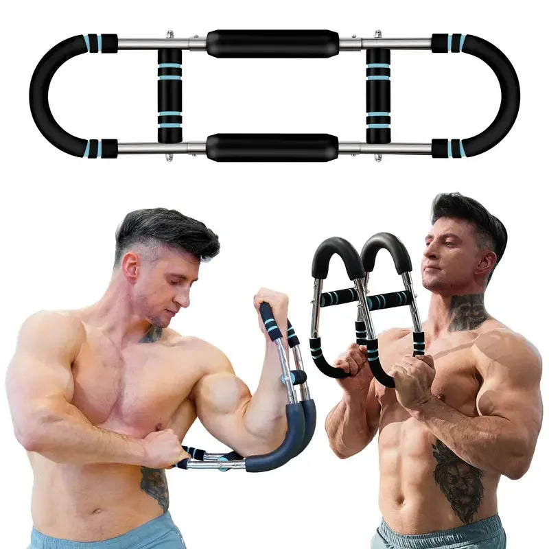 Adjustable Arm & Chest Exerciser with Spring Resistance Trainer