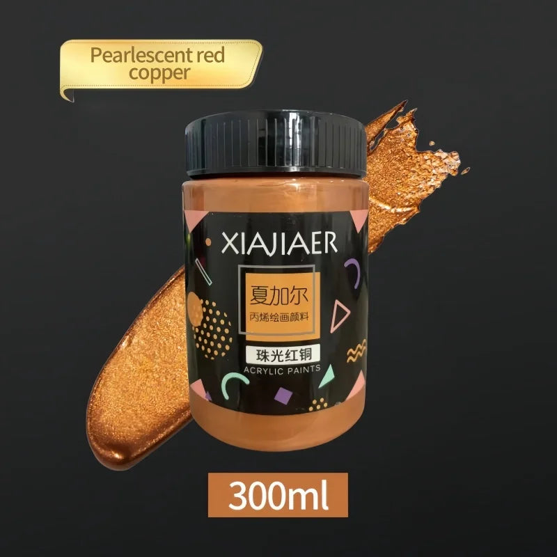 Set di pigmenti acrilici metallizzati perlescenti