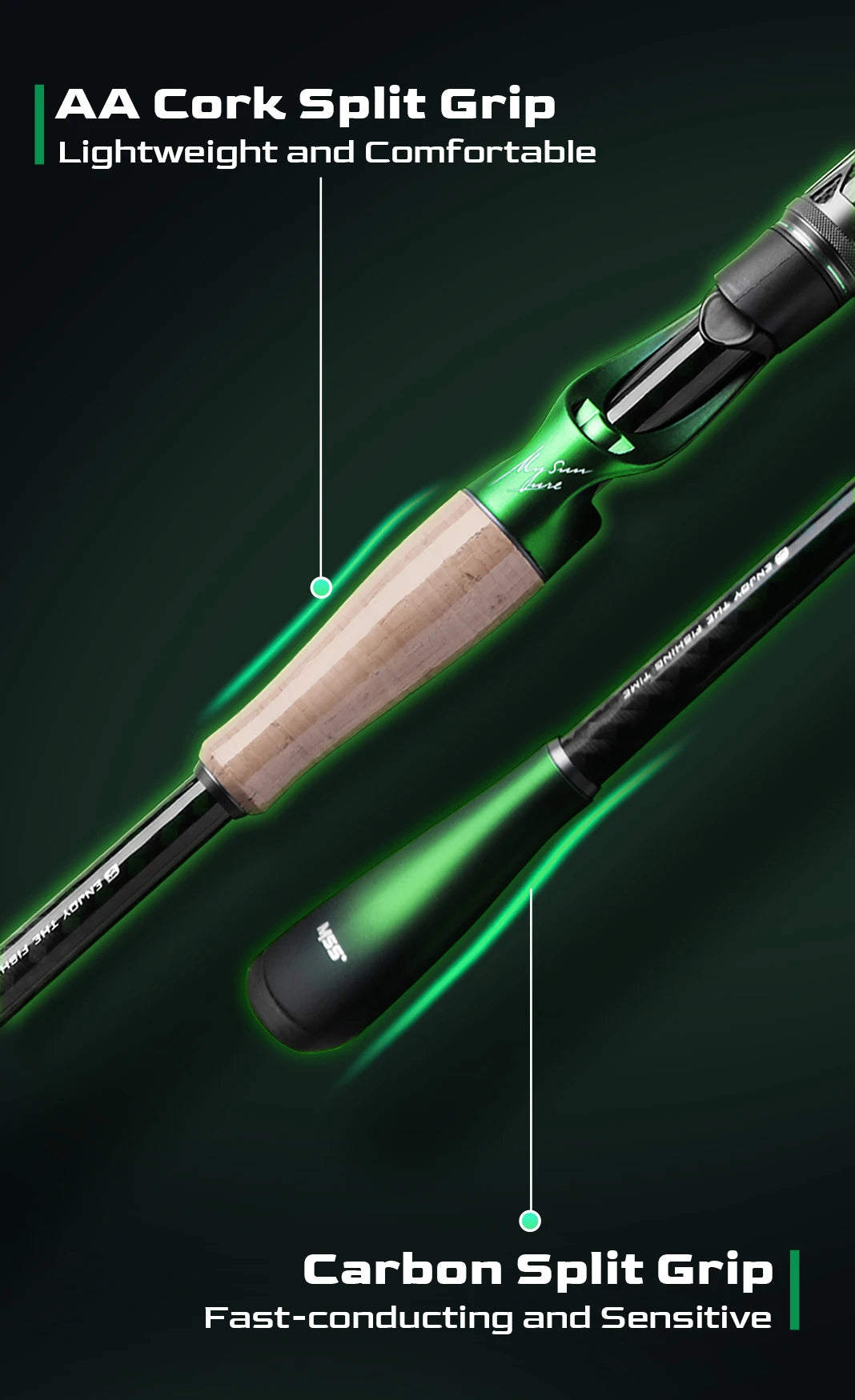 HANDING Magic Soul Spinning Rod – Tournament‑Grade Fast Action Performance