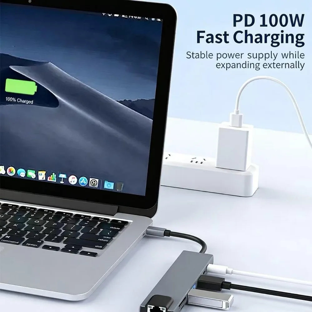 Wieloportowy hub USB z czytnikiem kart - wiele wariantów