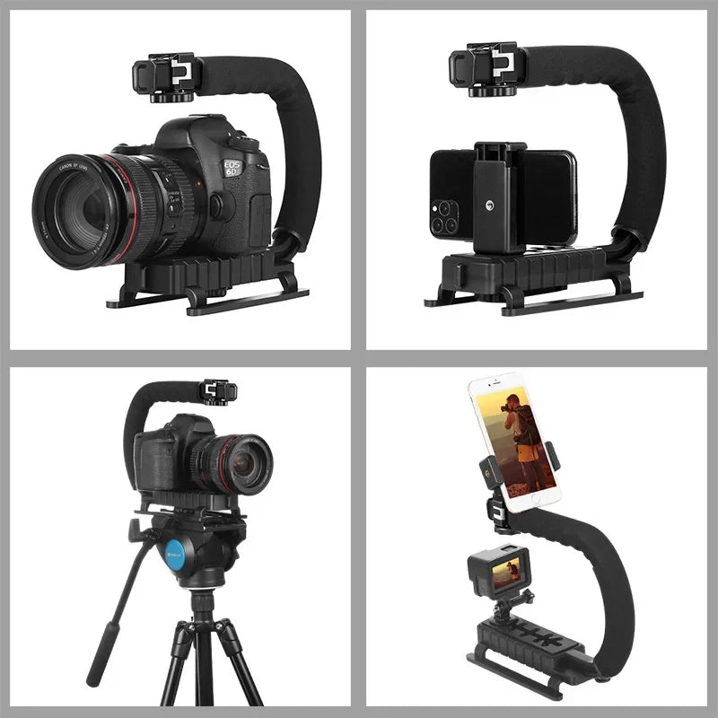 Handheld Camera Support - U-Shaped Grip