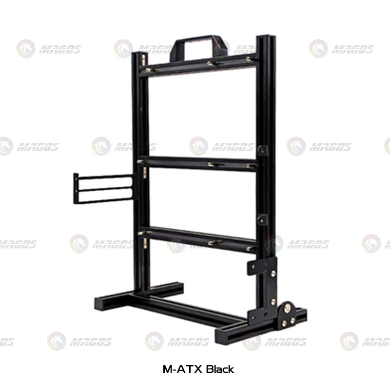 Open Frame Aluminum PC Case for ITX/MATX/ATX Builds