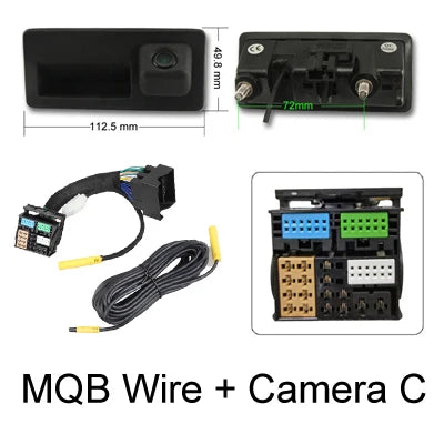 Dynamic Trajectory Reverse Camera for MQB Vehicles