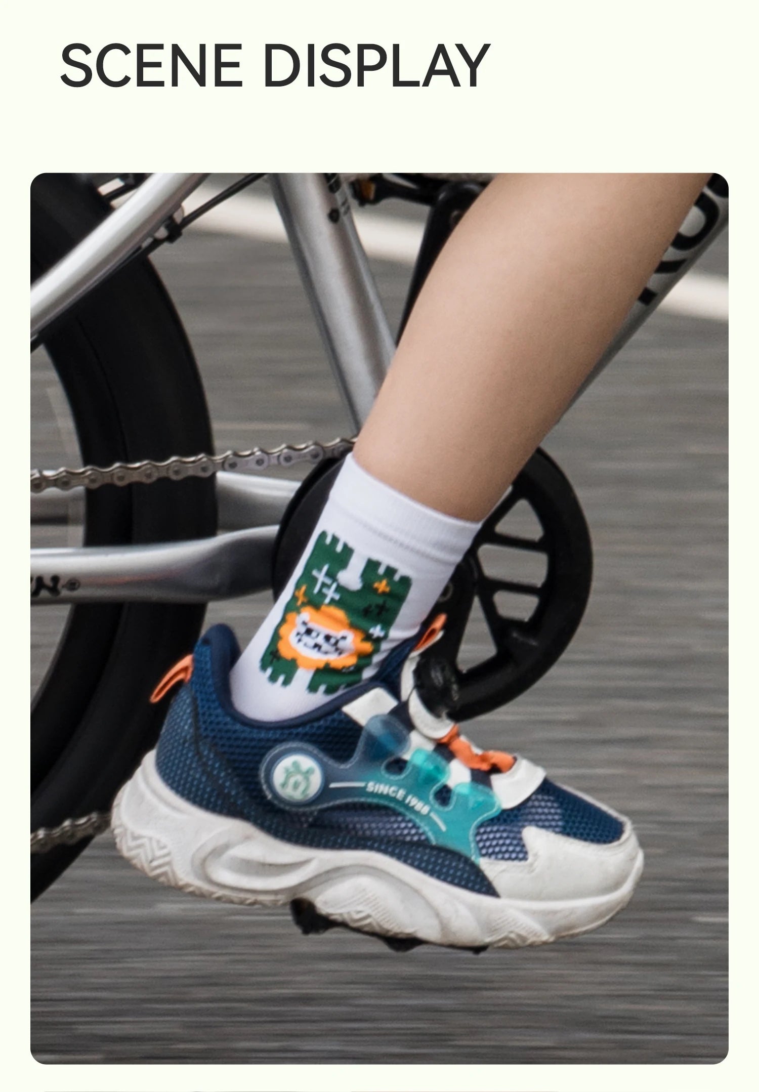 Breathable Compression Cycling Socks with Non-Slip Grip (2 Pairs)