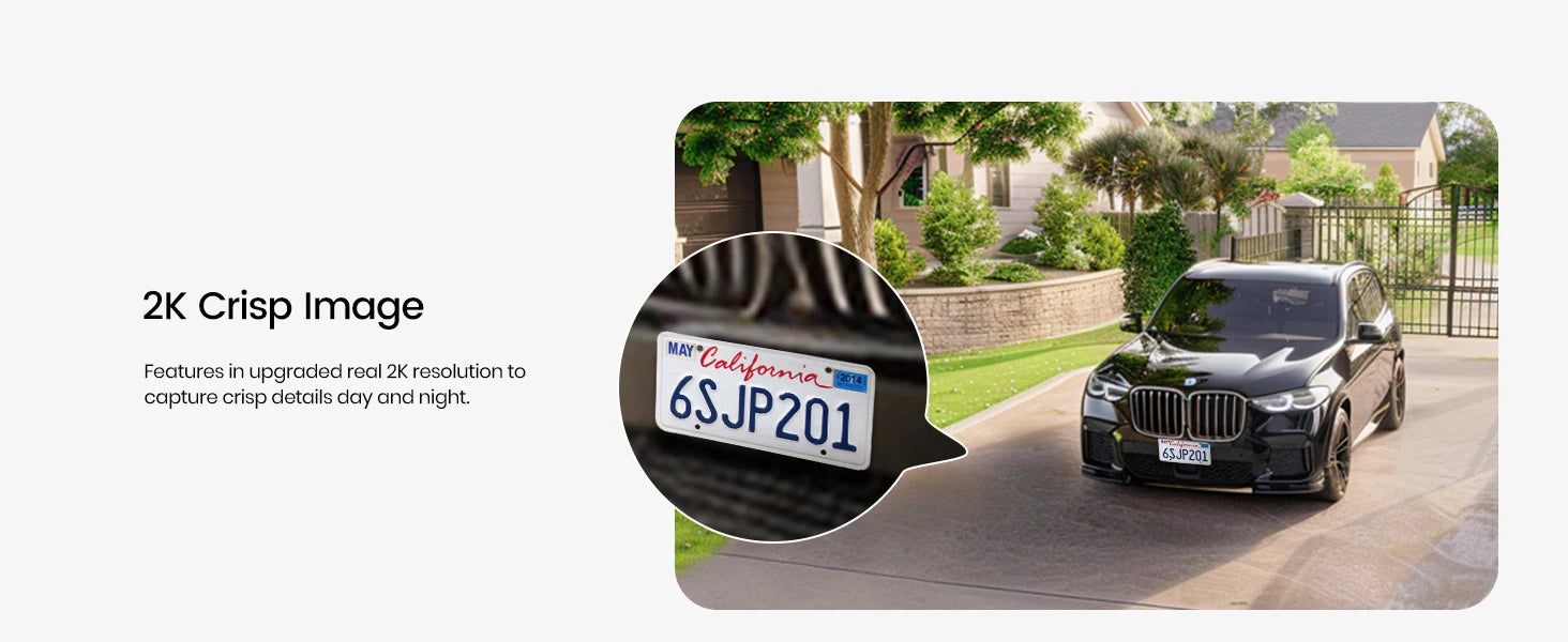 DEKCO 3MP Solar WiFi Outdoor Security Camera with PTZ