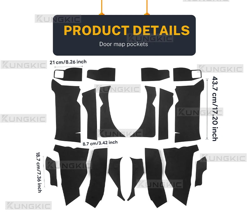 Seat Leon Cupra Formentor Interior Map Pocket Sticker Trim