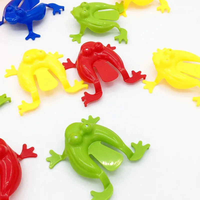 10-20Pcs Jumping Frog Bounce Fidget Toys For Kids Novelty Assorted Stress Reliever Toys For Children Birthday Gift Party Favor