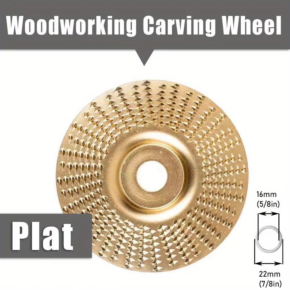 1/3pcs Woodworking Carving Wheel Polishing Wheel Versatile Sanding Disc Wood Shaping Tool Abrasive Disc 22mm inner diameter
